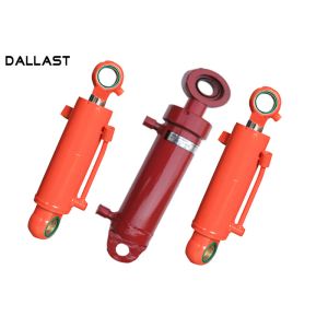 Customized FEE Double Rod Hydraulic Cylinder Double Acting ISO9001 Certification