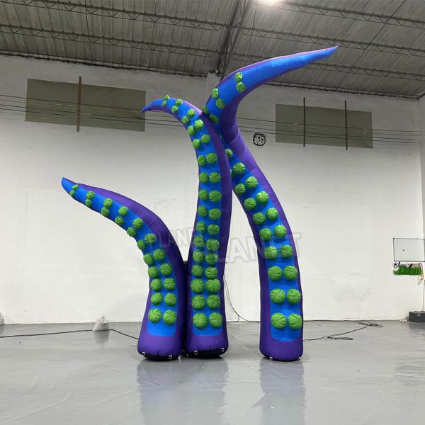 Quality 4m 5m 6m Sea Monster Octopus Model Inflatable Tentacles For Decoration for sale