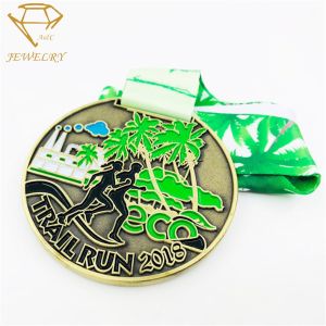 Buy cheap Casting Color Enameled Athletic OEM ODM Running Race Medals from wholesalers