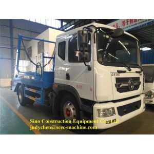 Special Purpose 10m3 Swing Arm Garbage Truck DF Or HOWO 4x2 Chassis 226hp