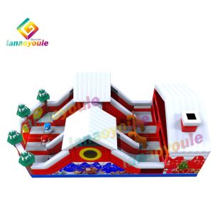 Buy cheap Bouncer Obstacle Slide Inflatable Play Park Logo Painting from wholesalers