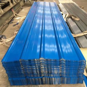 cheap building materials 840mm blue roofing sheet with 0.326mm for garage
