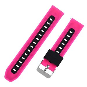 Quick Release Silicone rubber Watch Band Custom Double Color Wristband 24mm