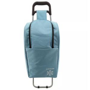 Buy cheap Handle Cover Wash Collapsible Swivel Wheels Supermarket Shopping Trolleys Carts Portable Folding With Cooler from wholesalers