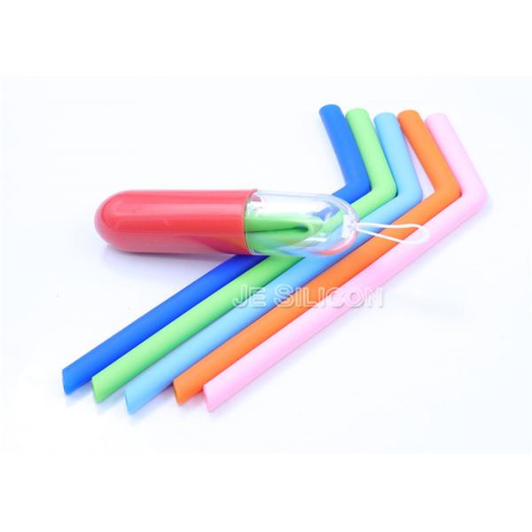 Quality Electrical Insulation Silicone Collapsible Straw Dishwasher Safe Long Use Time for sale