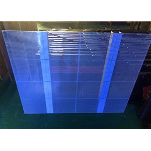 Buy cheap Ultra Slim Transparent See Through LED Screen High Brightness Up To 80% Transparency from wholesalers