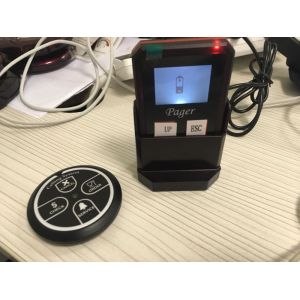 Buy cheap wireless calling system call button transmitter and portable pager from wholesalers