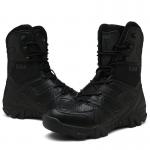 Buy cheap High Quality Leather Combat Tactical Boots Waterproof High Top  Black Genuine Leather Tactical military Boots for Men from wholesalers