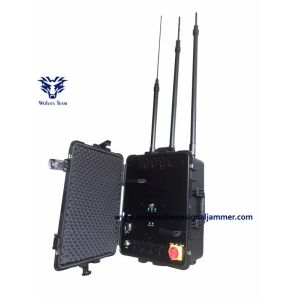 2000M Durable High Power GPS WIFI5.8G Drone Signal Jammer Waterproof Backpack