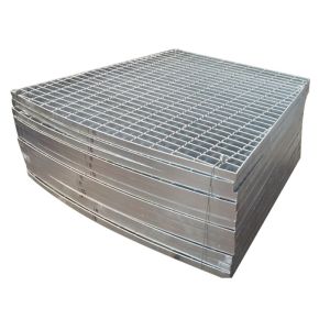 Electro Galvanized Swage Locked Grating Q235 Grate Metal Sheet