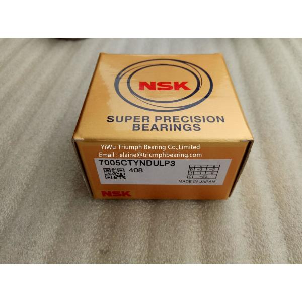 Quality NSK  High Precision Angular contact ball bearing   7005CTYNDULP3 for sale