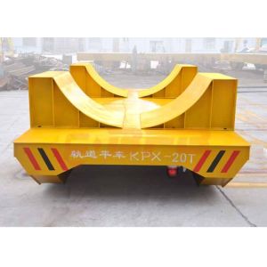 Steel Coil Handling Tail Rail Transfer Trailer With V-Frame