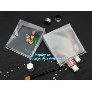 Buy cheap matte frosted PVC slider zipper bag plastic bag with zipper/pvc zipper lock slider bag/resealable pvc slider zip poly ba from wholesalers