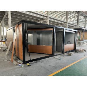 Buy cheap 20 40ft Prefab Folding Container Homes Container Shipment Mobile Home with Steel Sandwich Panel and Environmental Protection from wholesalers
