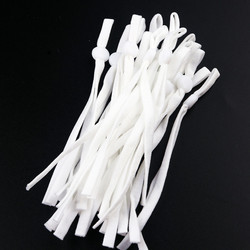 Buy cheap Colorful 12cm&5mm flat adjustable elastic band for face mask with buckle earloop strap earloop cord from wholesalers