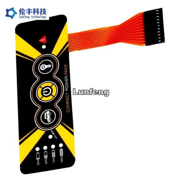 Buy cheap Electric Backlight Membrane Switch With PET Material And Operating Force 50g To 500g from wholesalers