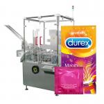 Buy cheap 0.75kw Vertical Automatic Cartoning Machine 120L Condom Bag from wholesalers