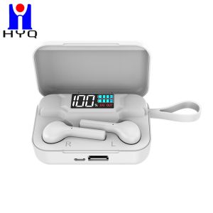 Buy cheap V5.0 Tws Wireless Earbuds With Power Display Touch Control 2600 mAh Power Bank Hifi Headset from wholesalers