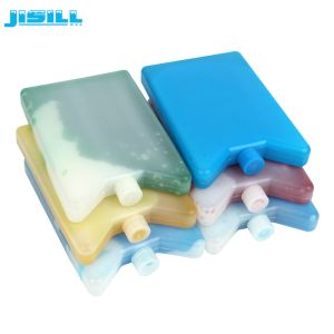 Buy cheap Plastic Ice Packs ice brick and ice bag with ice gel inside HDPE material colorized  ice pack for can and kids lunch box from wholesalers