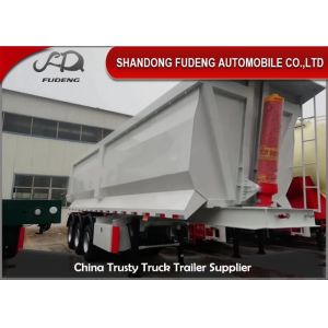 3 Axles 25 Cubic Meters Double Tires 30T Dump Semi Trailer