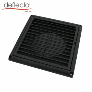 Buy cheap Black HVAC 5 Inch Plastic Air Vents / AC Vent Cap UV Anti Venting Hood With Nylon Mesh from wholesalers