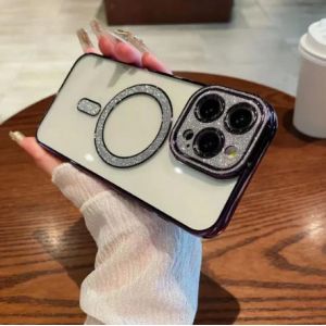 Buy cheap Magnetic Electroplated iPhone Case with Magsafe and Shock Absorption from wholesalers