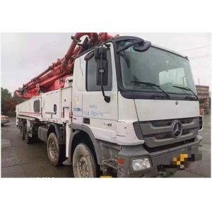 Buy cheap Structure Cylinder Type Used Concrete Pump Putzmeister 56m 46m for Construction Site from wholesalers