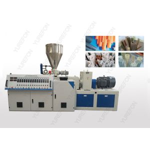 Buy cheap Stable Conical Double Screw Extruder Machine With Chromium Plated Barrel product