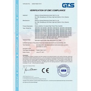 SHAANXI JIZHONG ELECTRONICS SCIEN-TECH CO.,LTD. Certifications