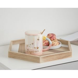 China 330CC Wide Mouth 15cm Personalised Ceramic Mugs on sale