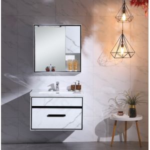 Buy cheap High Polished Stainless Steel Bathroom Vanity Smooth Surface product