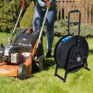 Buy cheap Portable Retractable Power Cable Reel with Sockets for Home Workshop Garage Use | 100m 50m 40m 25m 10m IP20 Extension Cord from wholesalers