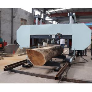 MJ2500 Diesel horizontal wood band saw, Big Log Sawing Sawmill Machines