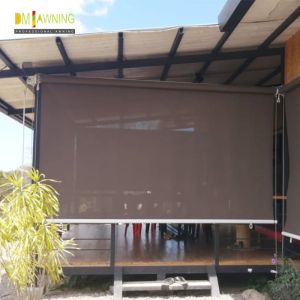 70mm Vertical Retractable Window Awnings Remote Control