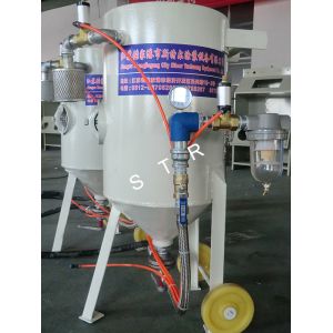 Buy cheap Tiny Portable Abrasive Blasting Machine Remove Rust on Car Accessory Boat Part Steel product