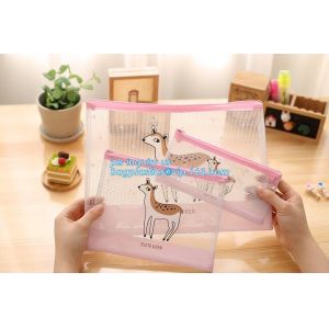 Buy cheap mesh document bag with zipper/pvc mesh file folder, Waterproof Zip Lock Bag Mesh Plastic Zipper Bag from wholesalers