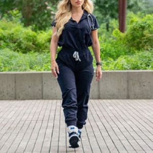 China factory custom cotton and polycotton workwear hospital medical scrub