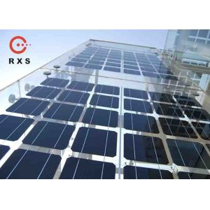 High efficiency A Grade Polycrystalline BIPV Transparent Double Glass Solar