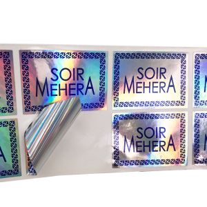 Foil Printing CMYK Genuine Secure Hologram Sticker