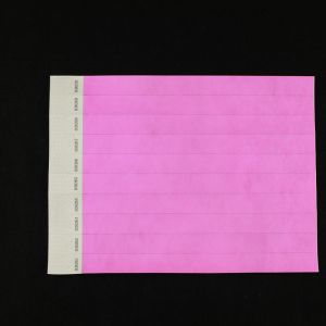 Buy cheap Bright Color Digital Print Tyvek Paper Wristband with Full Color Printing and Sequential Numbering Barcoding from wholesalers