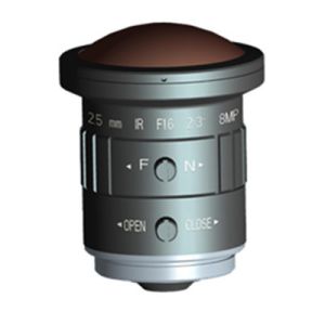 Buy cheap 2/3" 2.5mm F1.6 8Megapixel CS mount 190degree Fisheye Lens for 2/3" 1/2" 1/2.7" sensors from wholesalers