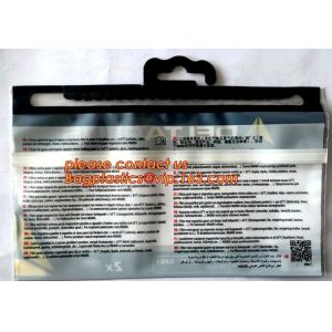 Buy cheap Hooking Plastic Bag For Clothing Clear PVC Pouch With Slide or Self Sealing Zipper,bag for swimwear pvc bag with hook fo from wholesalers