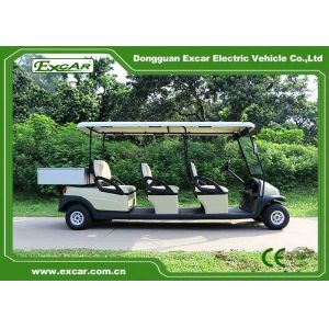 Buy cheap Excar 6 Seater Golf Buggy With 800x1100x280mm Aluminum Cargo Box from wholesalers