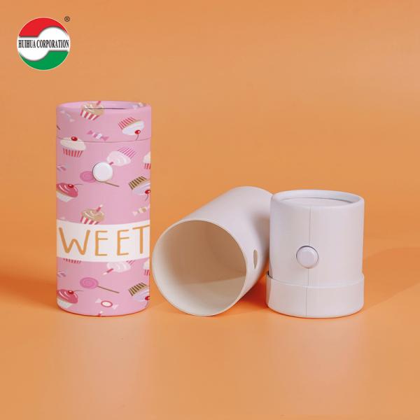 Custom Eco Friendly Biodegradable Childproof Resistant Packaging Round Cylinder