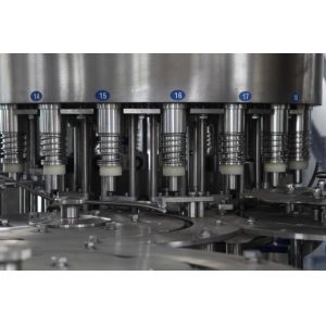 Full Automatic Rotary Mineral Water Machine , Monoblock Liquid Filling Machine