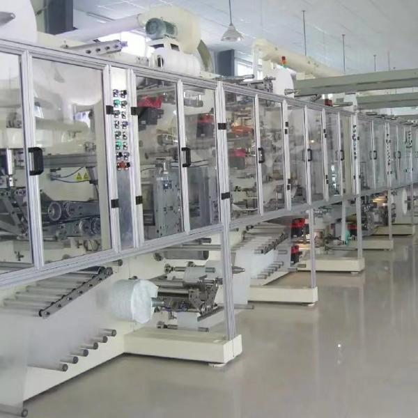 Quality Disposable diapers making machine automatic baby diaper machine for sale