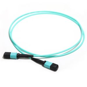 Buy cheap Factory Outlet MTP/MPO Optical Patch Chord Blue OM3 Duplex GR-1435-Core For WLAN Net from wholesalers