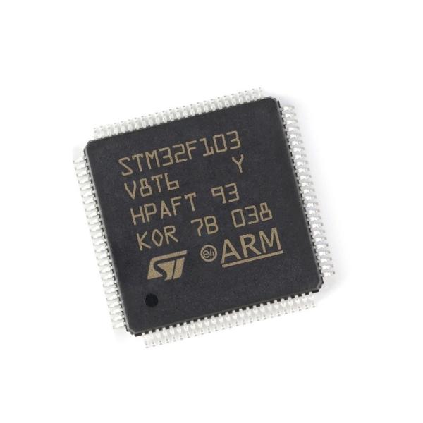 Buy cheap In Stock Microcontrollers IC MCU 32BIT 64KB FLASH 100LQFP integrated circuits ic chip STM32F103V8T6 from wholesalers