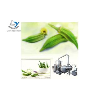 Automatic Vegetable Chips Making Machine , Vacuum Okra Chips Fryer Machine