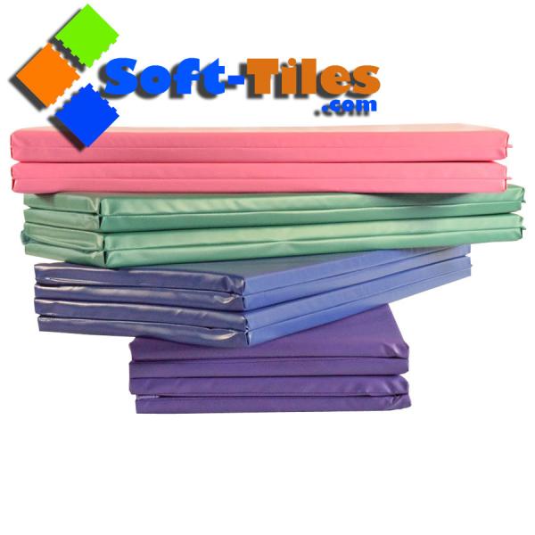 Quality 3.5cm 5cm Thickness 10LBS Pvc Foldable Gym Foam Mat for sale